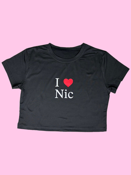 I Love Nic - Crop Top