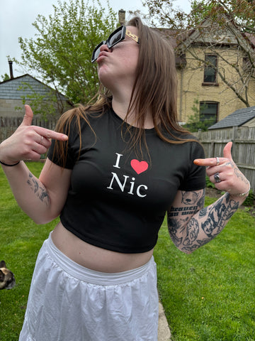I Love Nic - Crop Top
