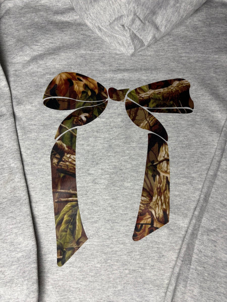 Camo Bow - Hoodie